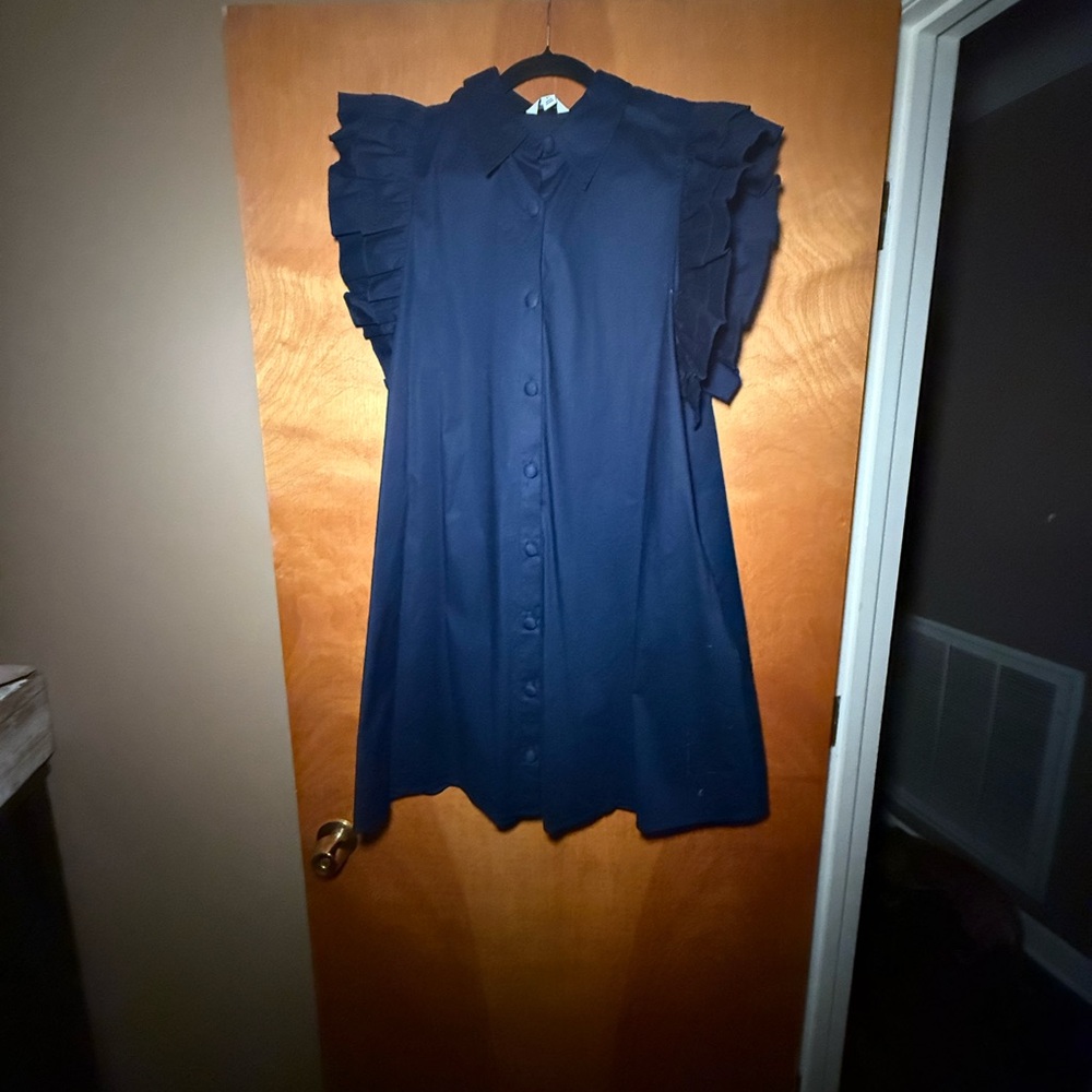 Crown & Ivy Midnight Blue Blouse
